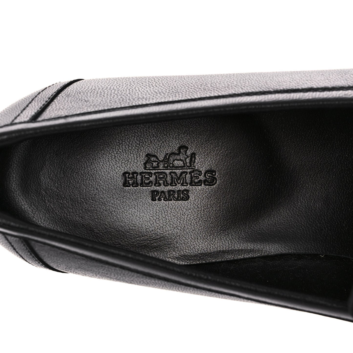Goatskin Womens Royal Loafers 38.5 Black