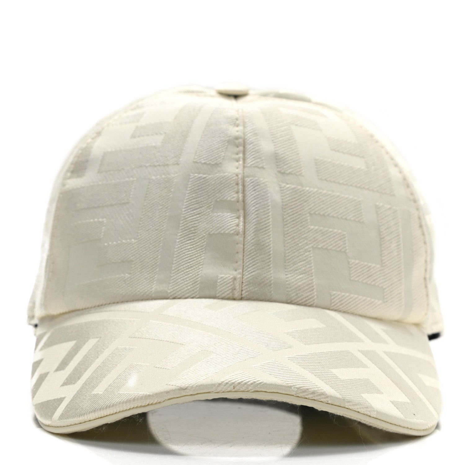 Fendi Canvas FF Baseball Hat White 3 of 9