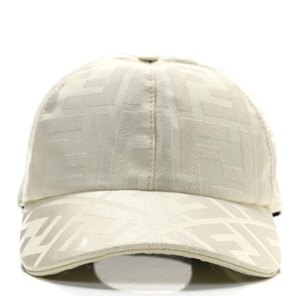 Fendi Canvas FF Baseball Hat White 3 of 9
