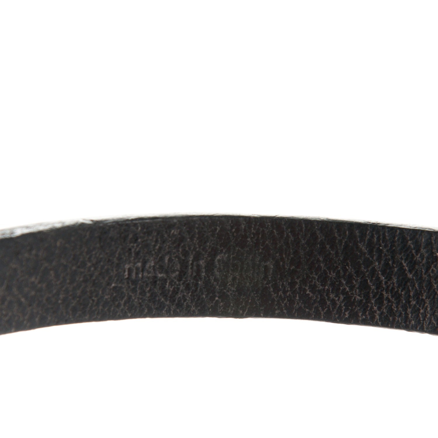 Louis Vuitton Calfskin Stamp It Bracelet 17 Black 6 of 9