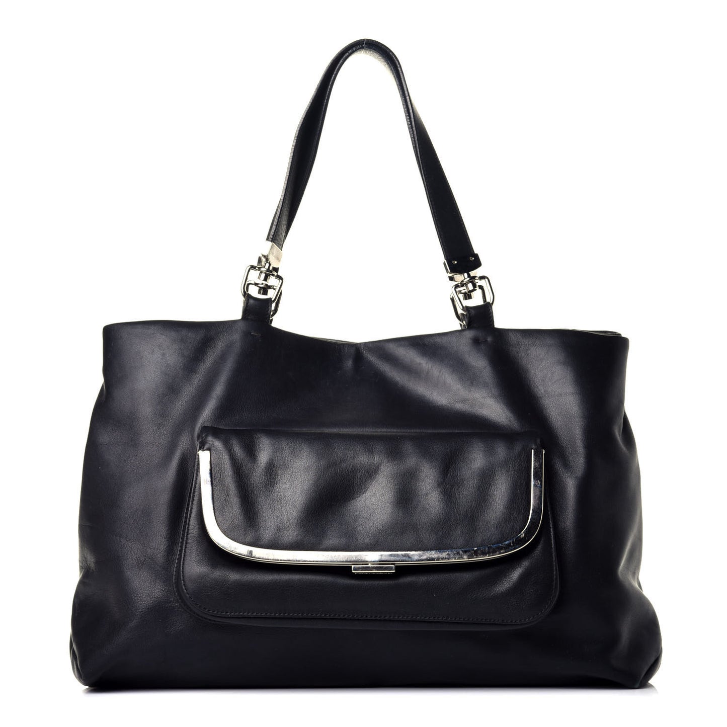Deerskin Pocket Tote Black