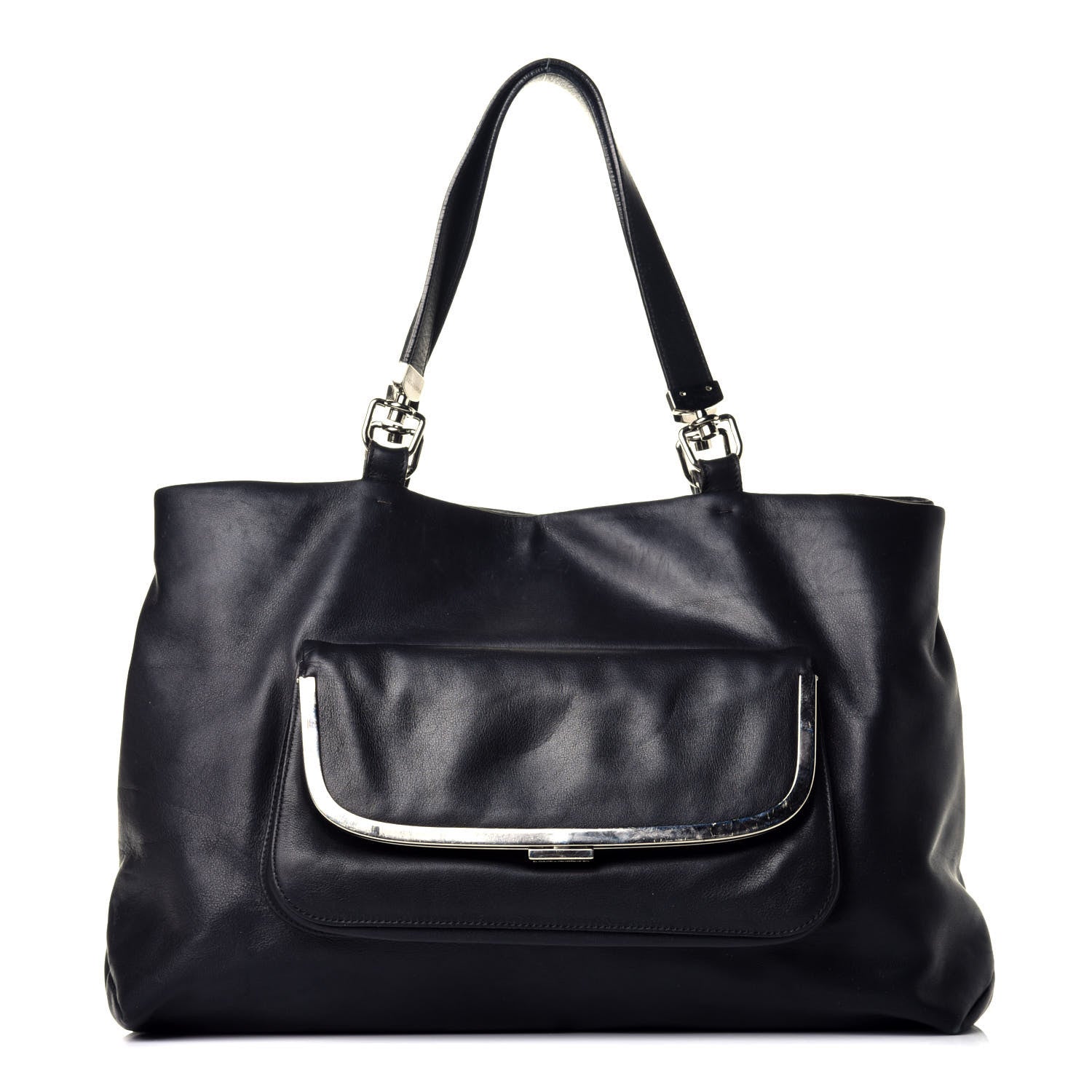 Dolce & Gabbana Deerskin Pocket Tote Black 1 of 19