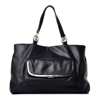 Dolce & Gabbana Deerskin Pocket Tote Black 1 of 19