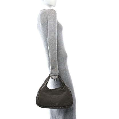Chanel Lambskin Chain Hobo Grey 2 of 10