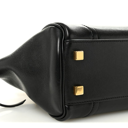 Celine Supple Shiny Lambskin Little New Luggage Black 9 of 10