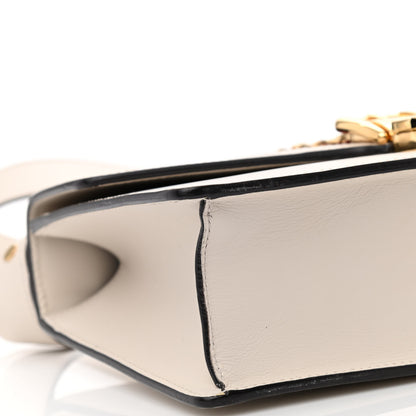 Gucci Calfskin Small Sylvie Shoulder Bag Off White 9 of 12