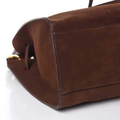 Mansur Gavriel Suede Mini Sun Bag Chocolate 7 of 13