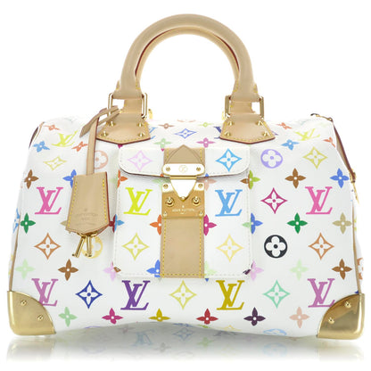 Louis Vuitton Monogram Multicolor Speedy 30 White 1 of 10