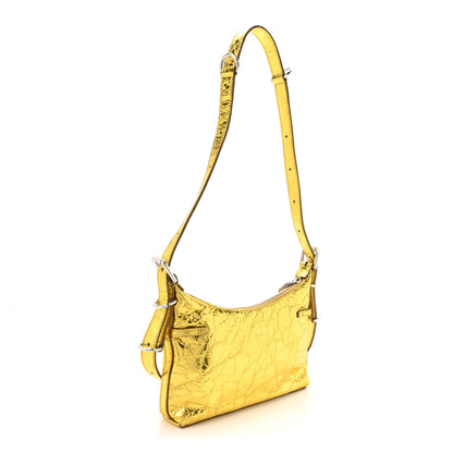 Givenchy Metallic Calfskin Mini Voyou Bag Gold 3 of 10