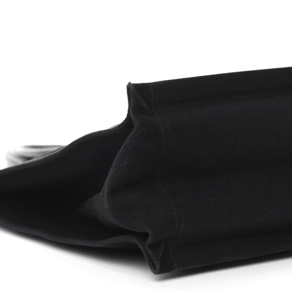 Saint Laurent Linen Calfskin Rive Gauche Tote Black 8 of 12