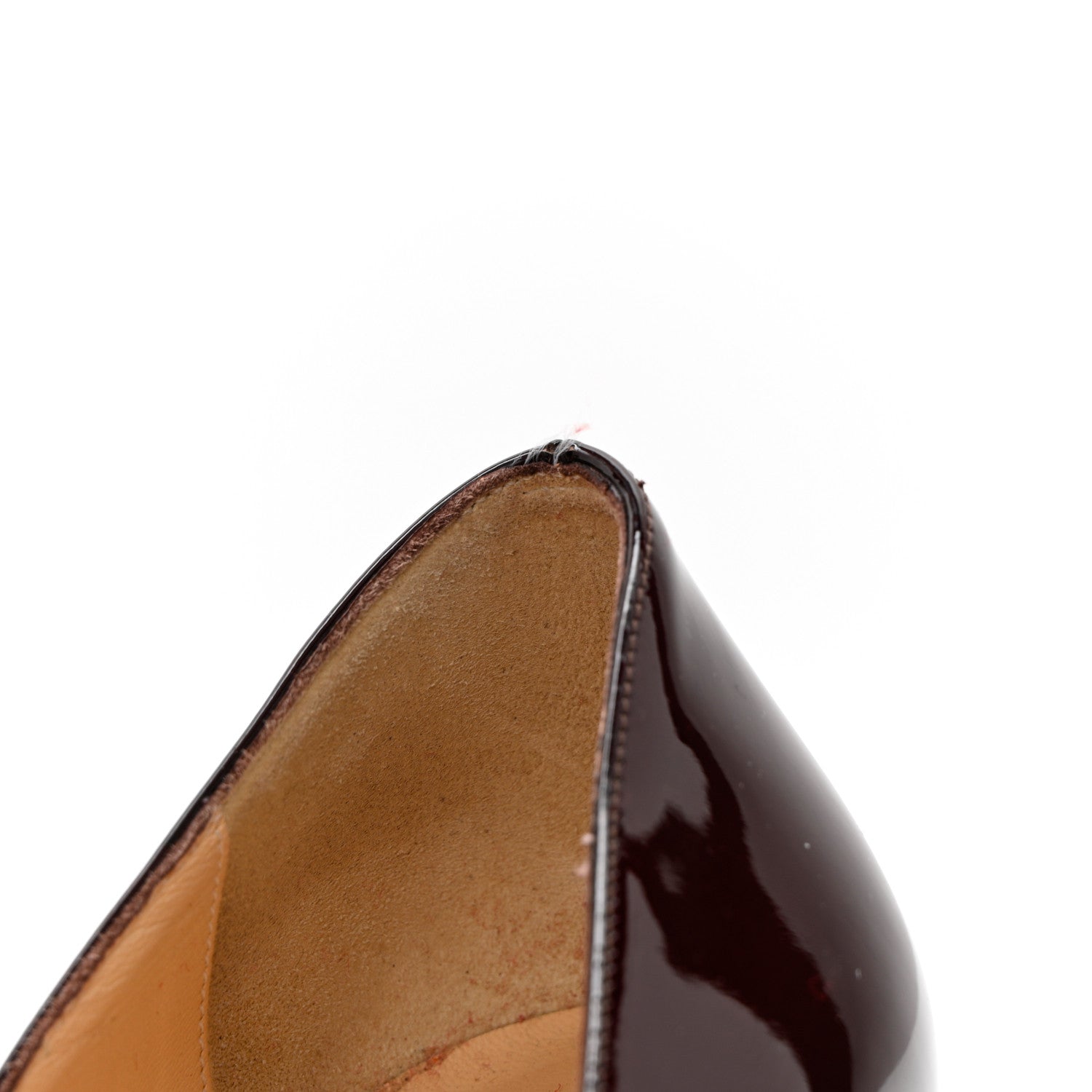 Christian Louboutin Patent Degrade Leopard Pigalle Follies 70 Pumps 40 Leopard Burgundy 9 of 11