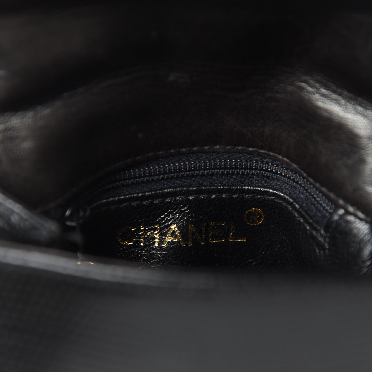 Lizard Mini Single Flap Black