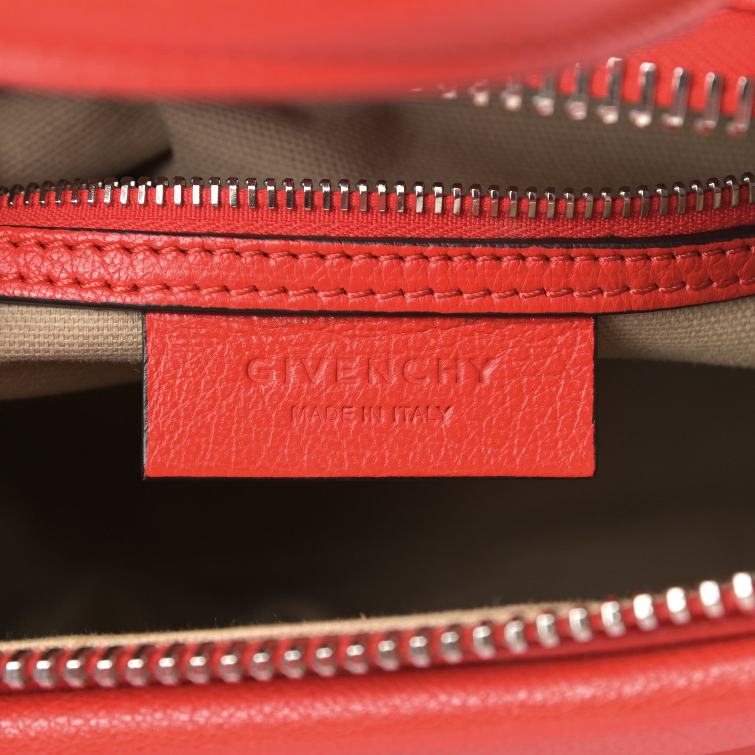 Givenchy Sugar Goatskin Small Antigona Red 7 of 12