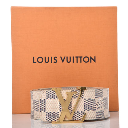Louis Vuitton Damier Azur LV Initiales Belt 100 40 11 of 11