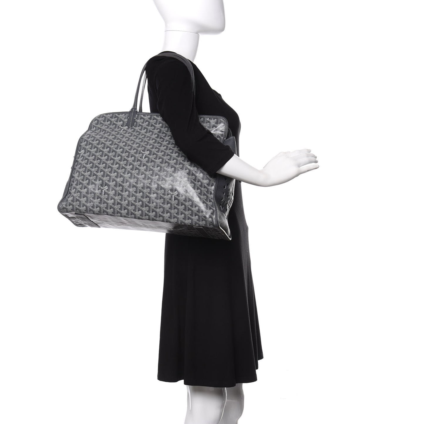 Goyardine Sac Hardy Pet Carrier PM Grey