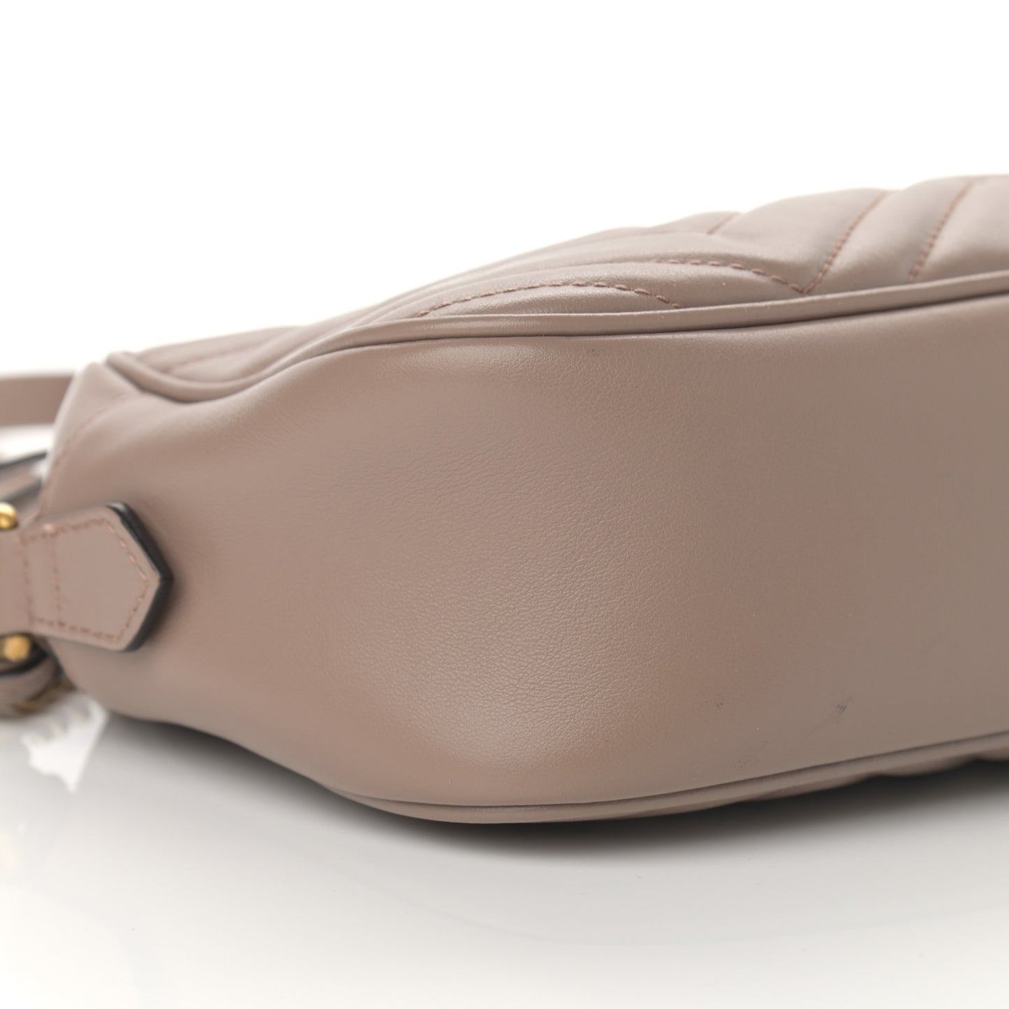 Calfskin Matelasse Small GG Marmont Chain Shoulder Bag Porcelain Rose