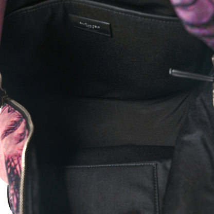 Saint Laurent Canvas Palm Tree Sunset City Backpack Violet Black 5 of 10