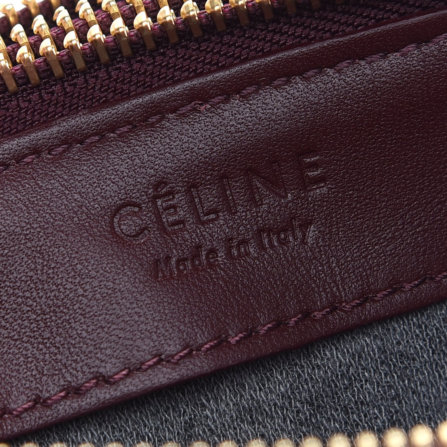 Lambskin Large Trio Crossbody Bag Burgundy