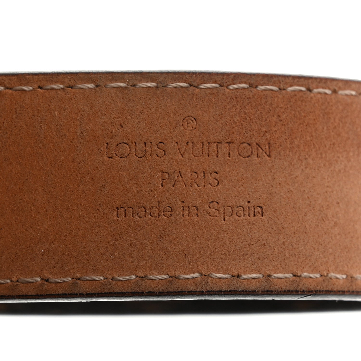 Louis Vuitton Mini Monogram 25mm LV Initiales Belt 80 32 4 of 7