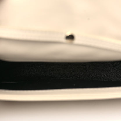 Bulgari Calfskin Matelasse Serpenti Cabochon Shoulder Bag White 5 of 11