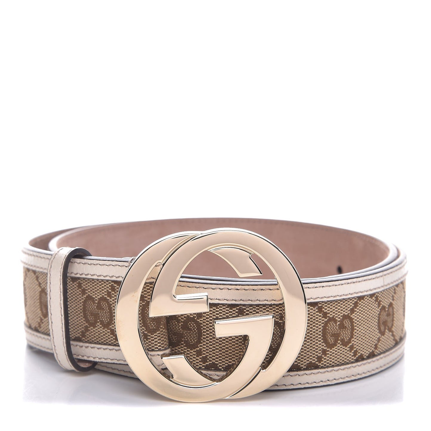Monogram Interlocking G Belt 85 34 Off White
