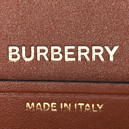 Burberry Calfskin Mirrored Small Olympia Pouch Warm Tan 6 of 11