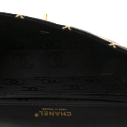 Chanel Calfskin Quilted Medium Wild Stitch Flap Black 5 of 10