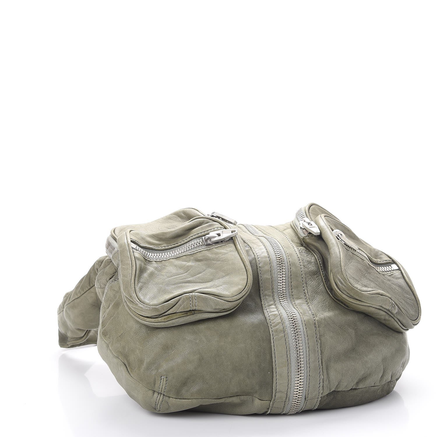 Alexander Wang Lambskin Donna Hobo Shoulder Bag Green 4 of 13