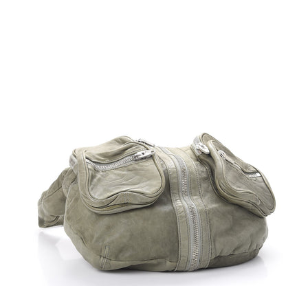 Alexander Wang Lambskin Donna Hobo Shoulder Bag Green 4 of 13