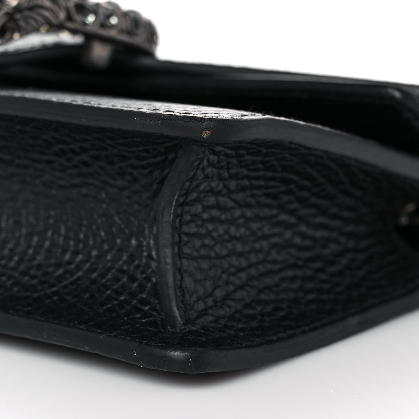Calfskin Super Mini Dionysus Shoulder Bag Black