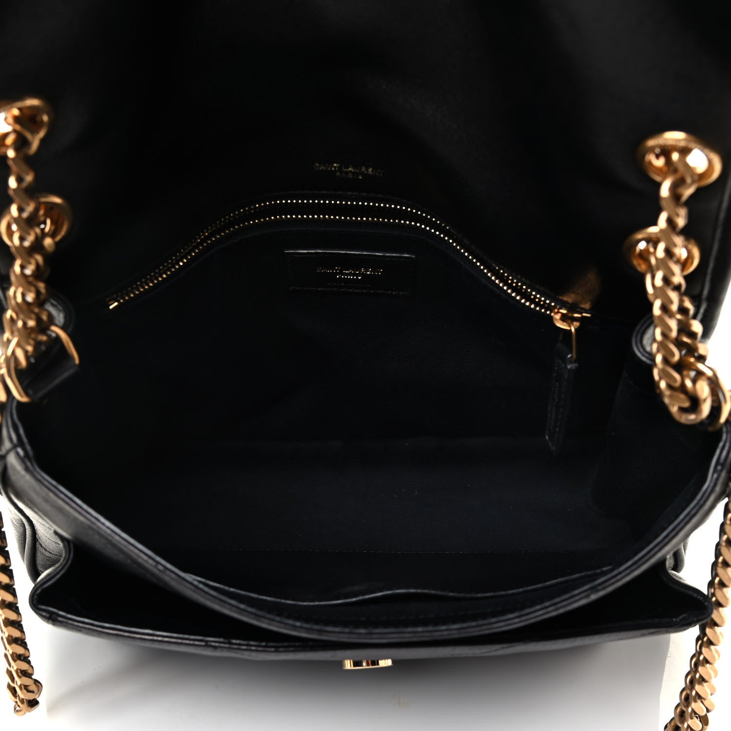 Saint Laurent Lambskin Matelasse Monogram Medium Niki Chain Satchel Black 7 of 8
