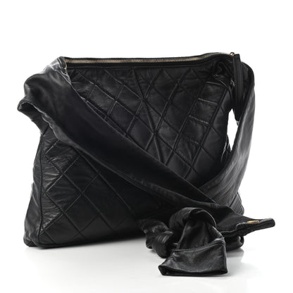 Chanel Lambskin Quilted Girl Bag Black 3 of 9