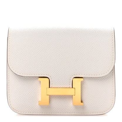 Hermes Epsom Constance Slim Wallet Gris Pale 1 of 10
