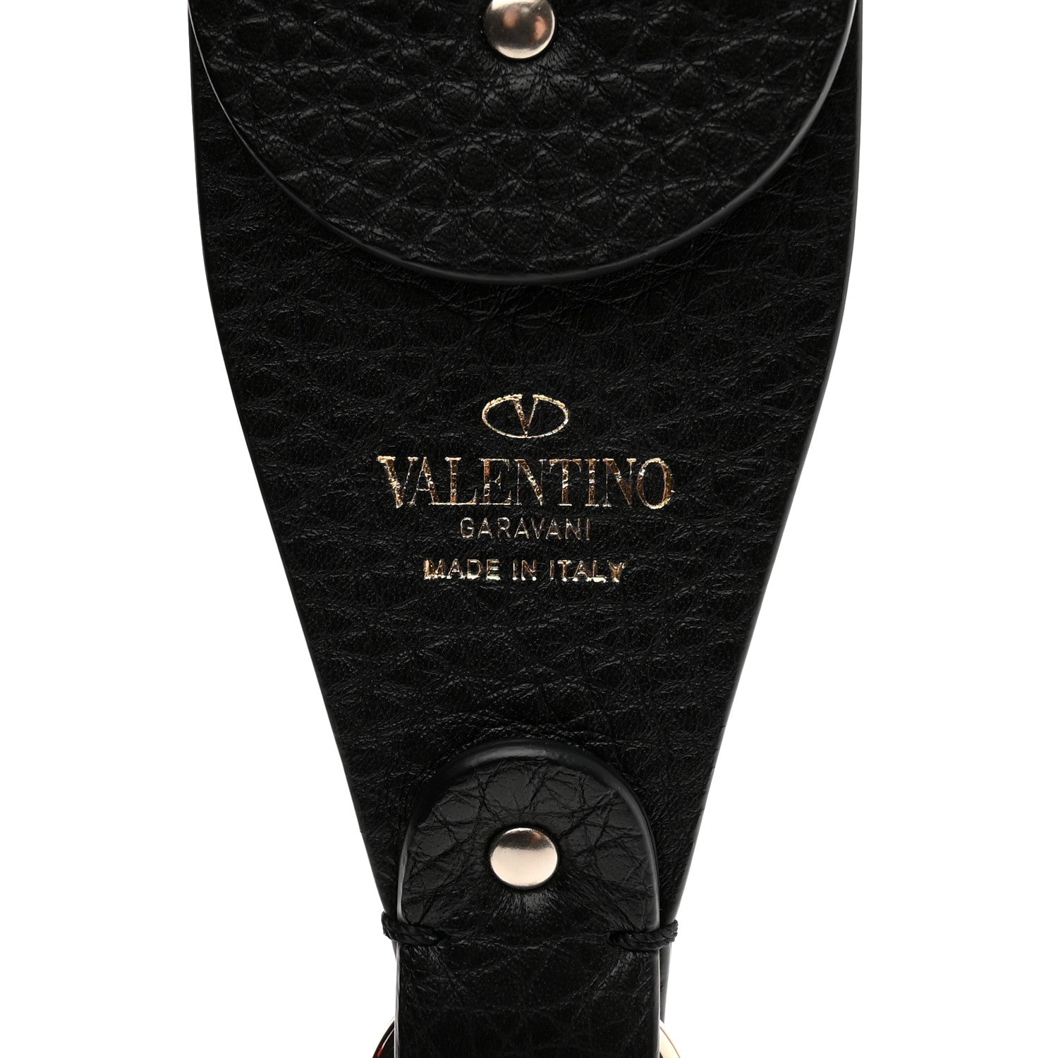 Valentino Garavani X JAMIE REID Canvas Embroidered Rockstud Guitar Strap Black 3 of 7