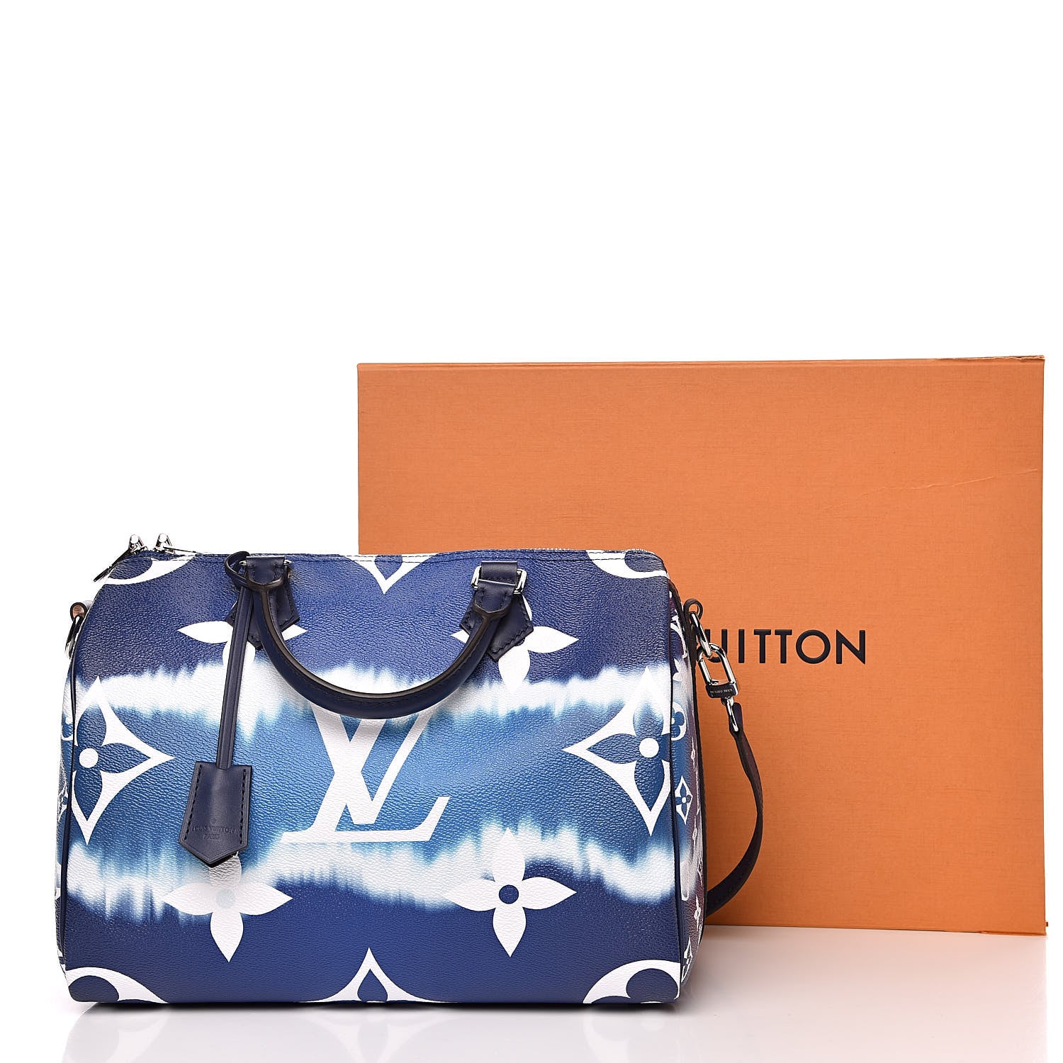 Louis Vuitton Monogram Escale Speedy Bandouliere 30 Blue 11 of 11
