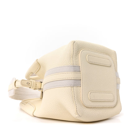 Loro Piana Grained Calfskin Micro Bale Bag Whisper White 4 of 9
