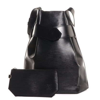 Louis Vuitton Epi Sac D'Epaule GM Black 8 of 8