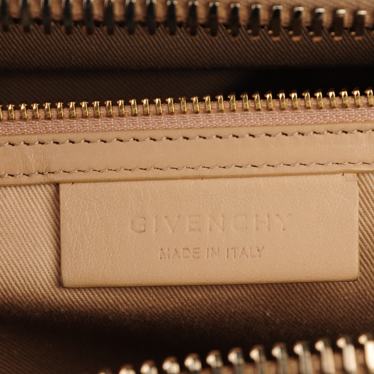 Givenchy Shiny Lord Calfskin Medium Antigona Dark Beige 6 of 12