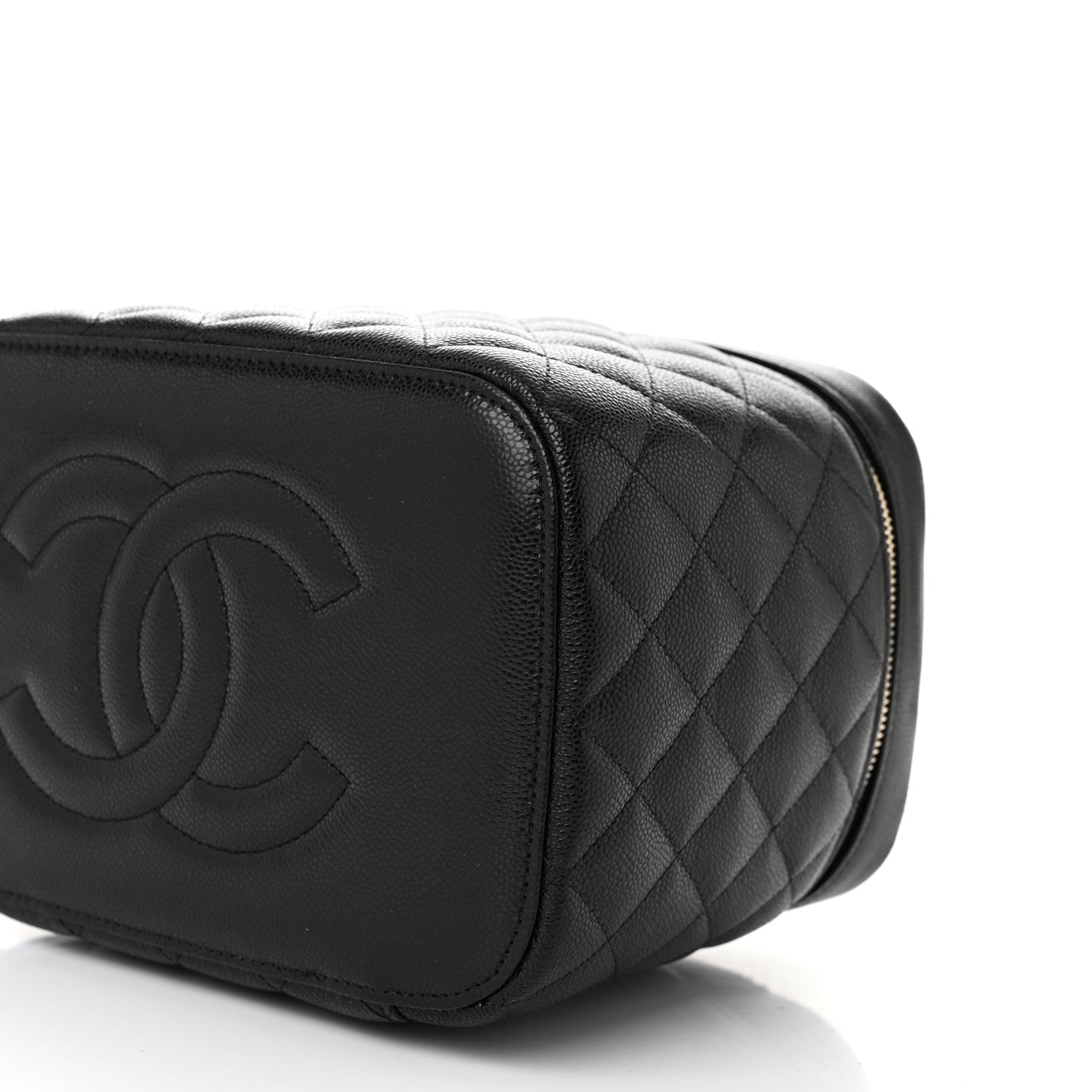 Chanel Caviar Quilted Large Vanity Pouch Black 11 of 11