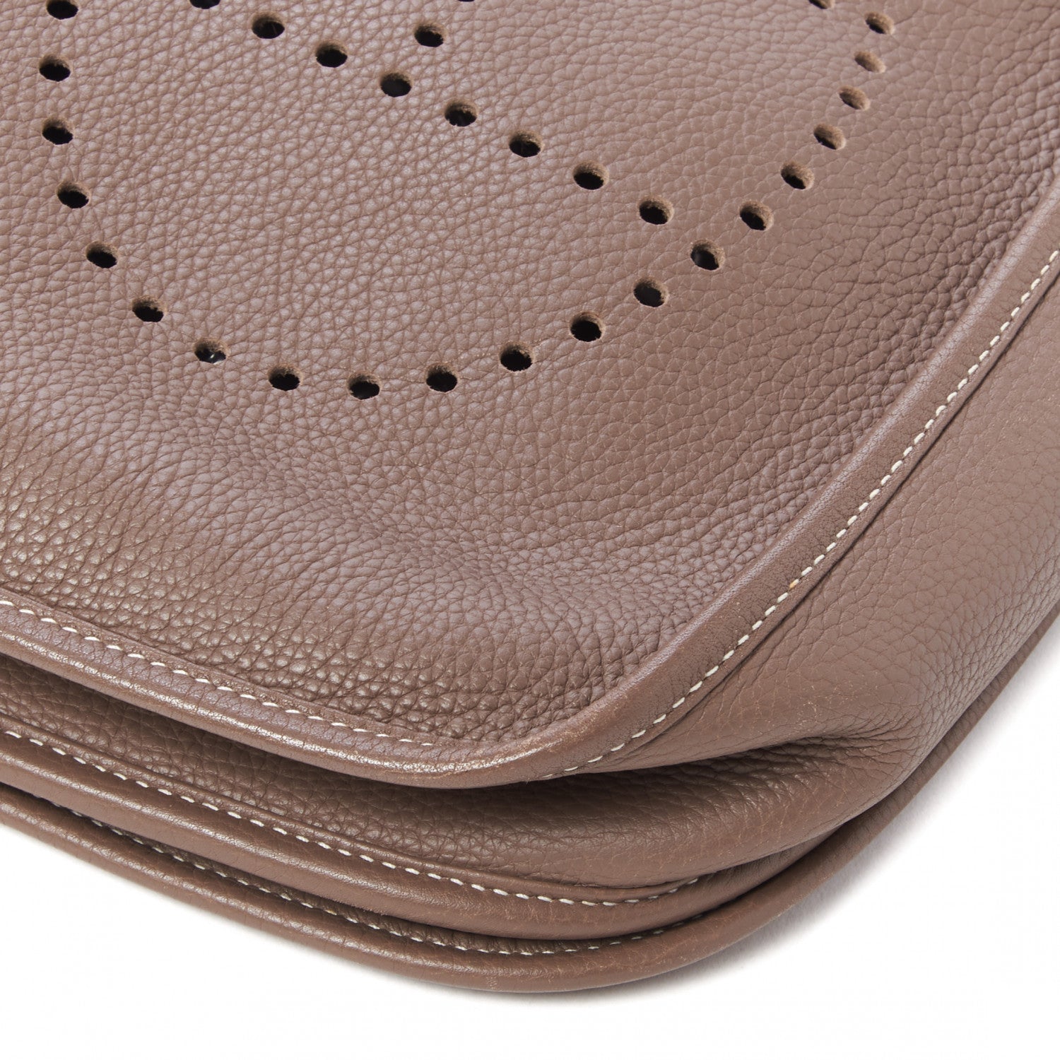 Hermes Taurillon Clemence Evelyne II PM Etoupe 5 of 8