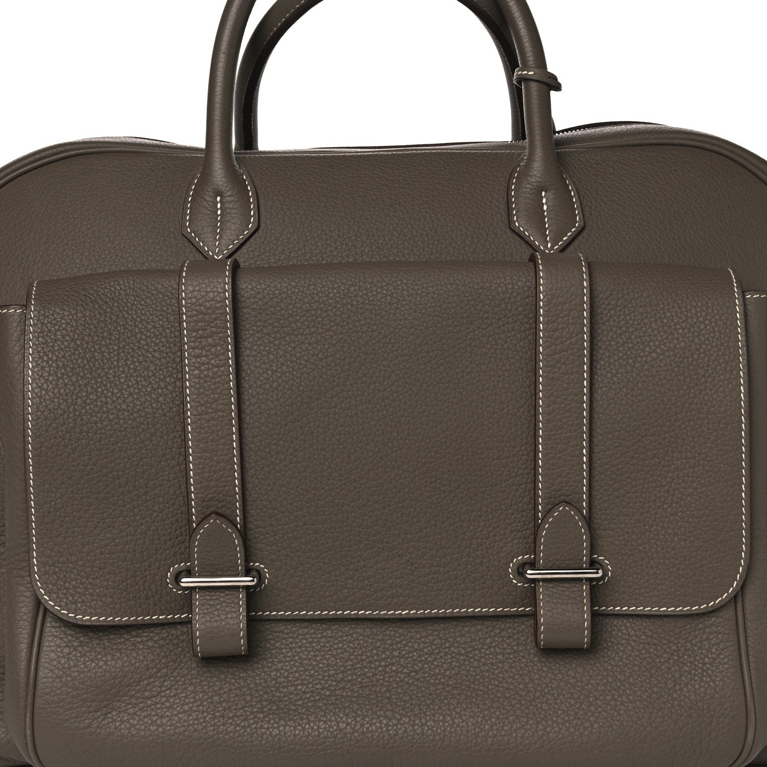 Hermes Taurillon Clemence Steve 45 Etoupe 6 of 14