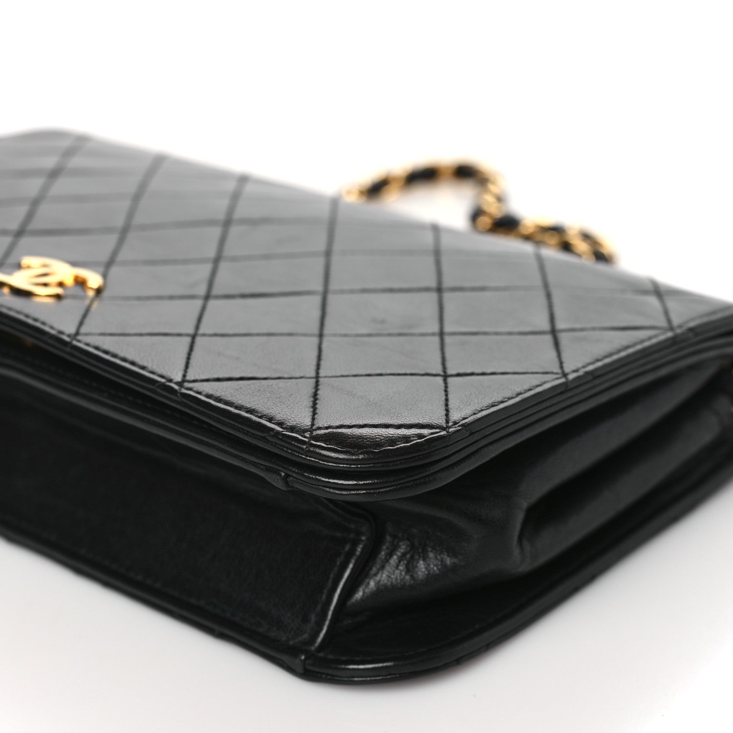 Chanel Lambskin Quilted Small Single Flap Black 10 of 10