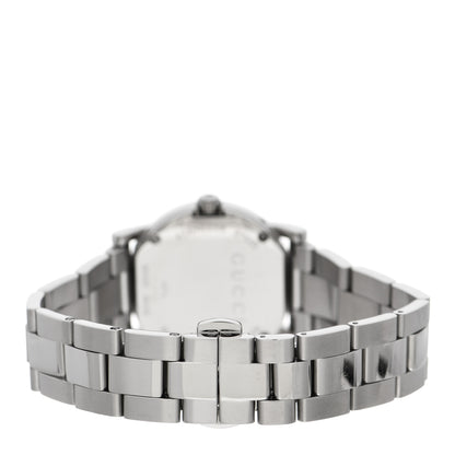Gucci Stainless Steel Diamond Bezel Mother of Pearl 27mm 101L Quartz Watch 3 of 6