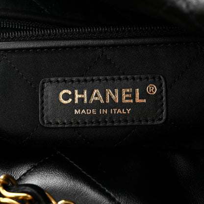 Chanel Shiny Calfskin Quilted Chanel 22 Black 7 of 12
