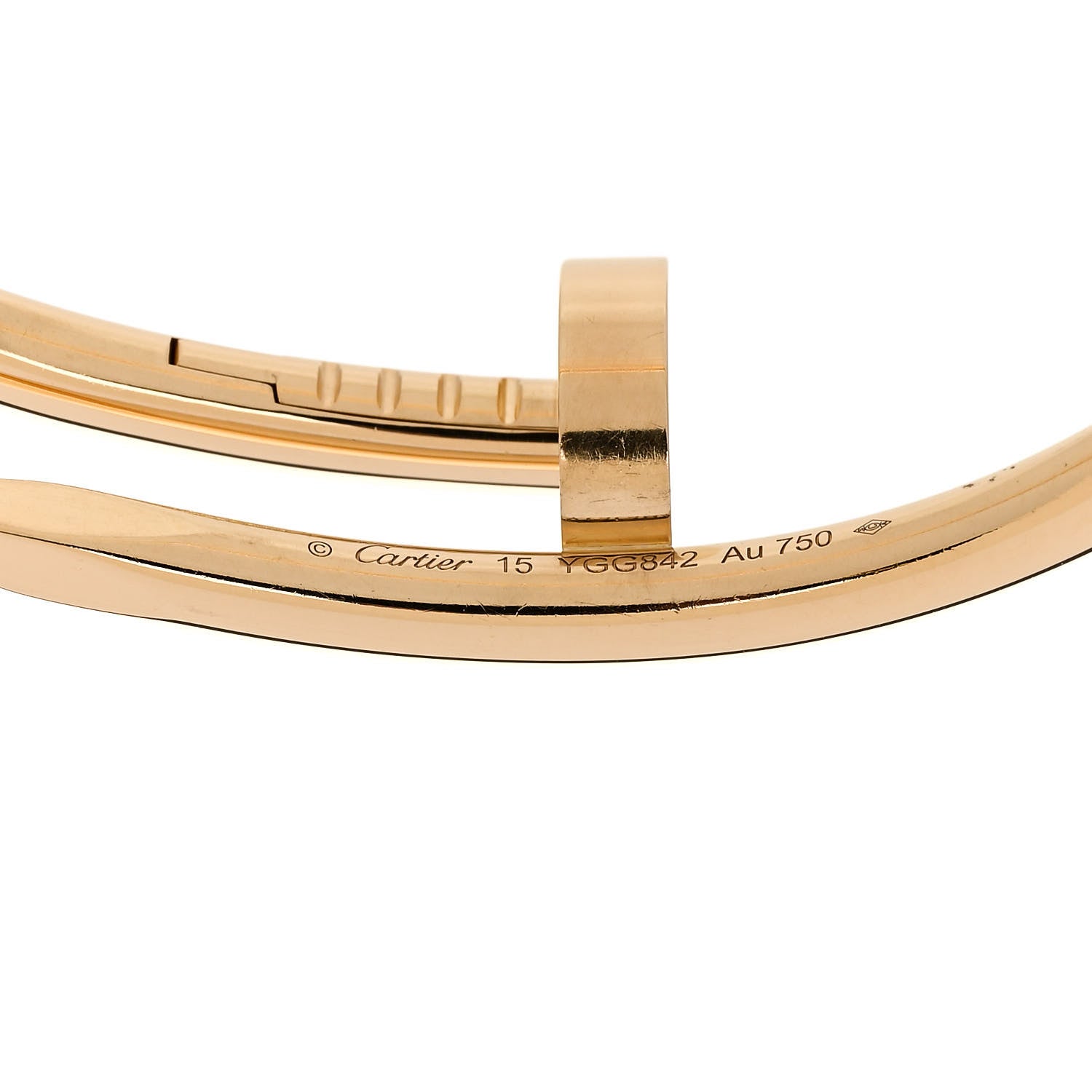 Cartier 18K Yellow Gold Juste Un Clou Bracelet 15 4 of 5