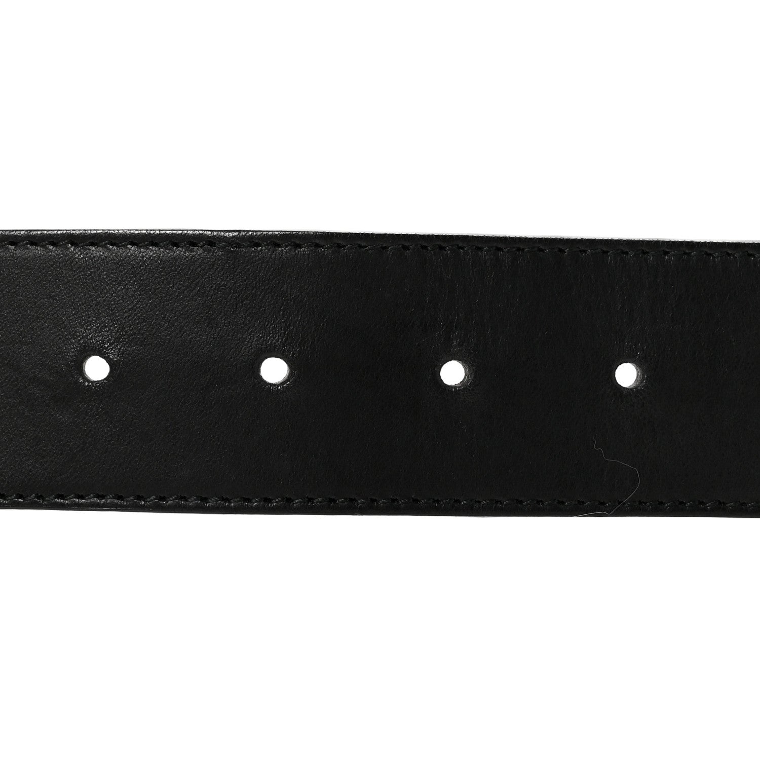 Gucci Nylon Calfskin Double G Web 40mm Belt 75 30 Blue Red Black 3 of 5