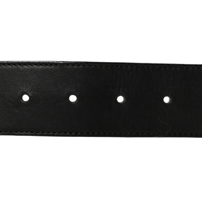 Gucci Nylon Calfskin Double G Web 40mm Belt 75 30 Blue Red Black 3 of 5
