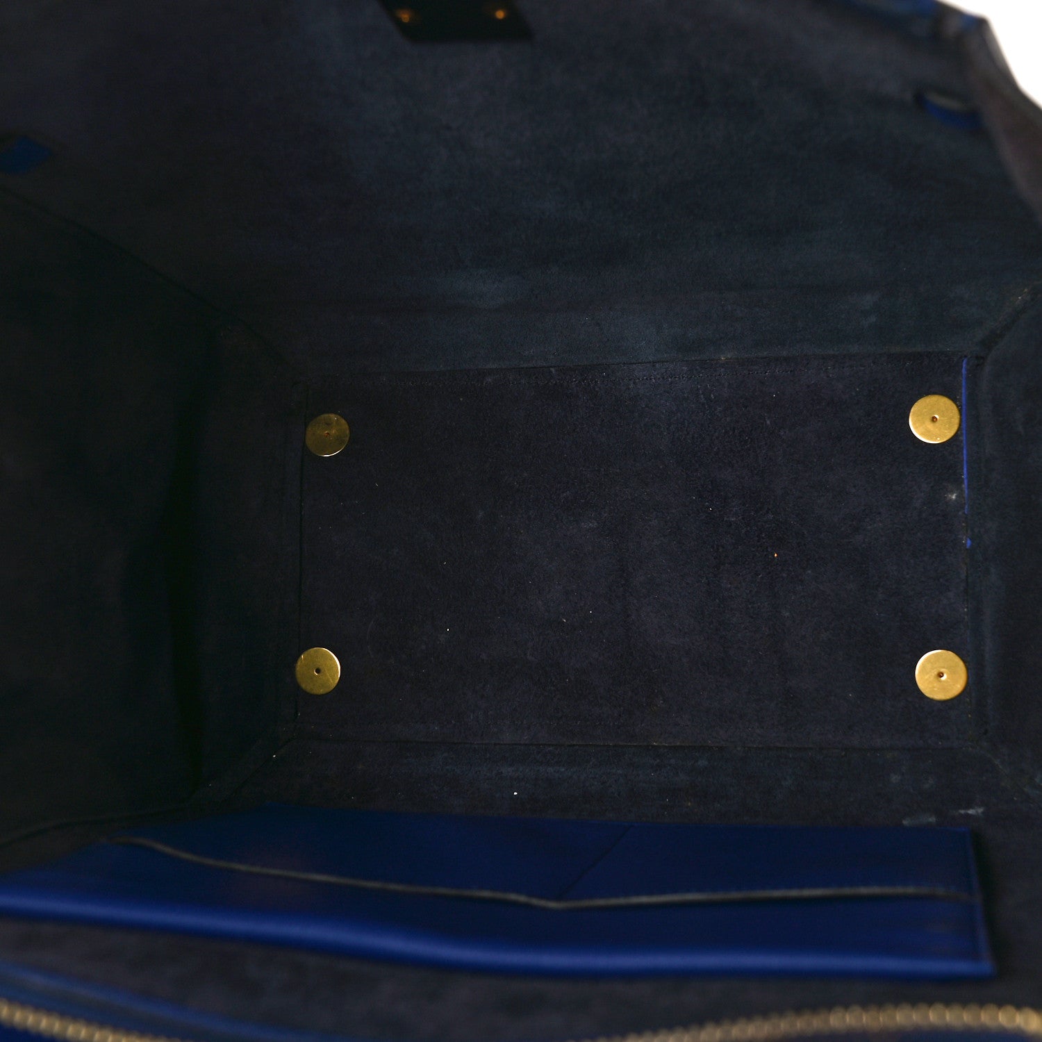 Celine Grained Calfskin Small Belt Bag Indigo 5 of 11