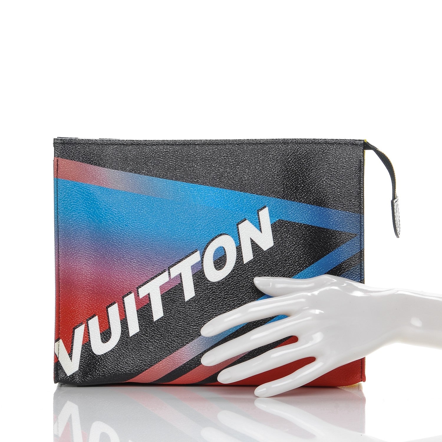 Louis Vuitton Damier Race Toiletry Pouch 26 Black Rose 2 of 7
