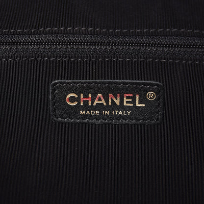 Chanel Lambskin Quilted Large Girl Bag Black 5 of 7